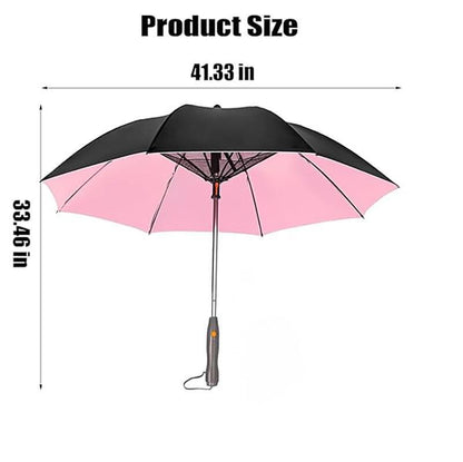 2024 3 in 1 UV Blocking Umbrella with Fan, Lightweight Folding Umbrella with Fan and Mister for Fishing, Golfing, Patio, Sand, and Travel - USB Rechargeable Cover Sun Umbrella Large Umbrella