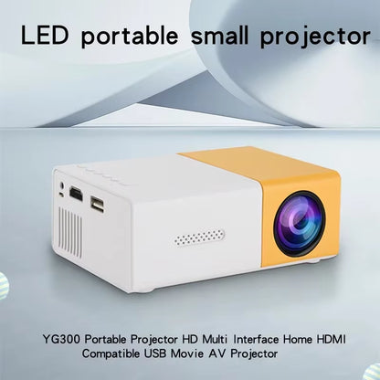 YG300 PRO Mini HD Outdoor Projector Home Theater Projector Mini Portable YG300 LED Children'S Projector Mobile Video Project