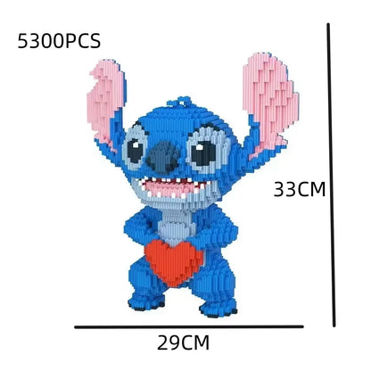 33CM Very Large Stitch Building Block DIY Children'S Building Block Toys Children and Adults Christmas Gift