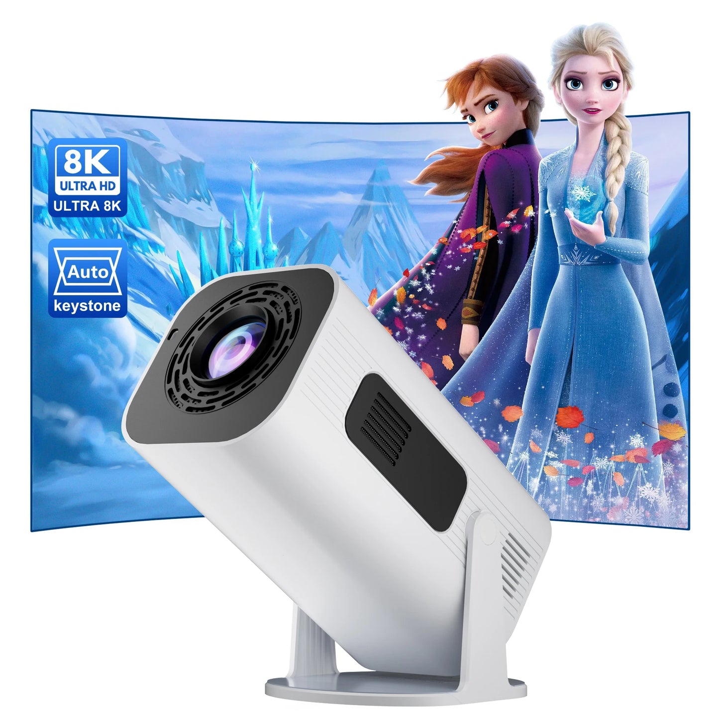 P330 Mini Projetor Android 11 300 ANSI 4K 8K 1080P Wifi6 BT5.0 Home Cinema Portable Projector