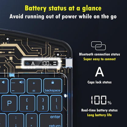 Lecsas Newest 360 Swivel Keyboard with Transparent Case for Ipad(Not Include Ipad!!!)