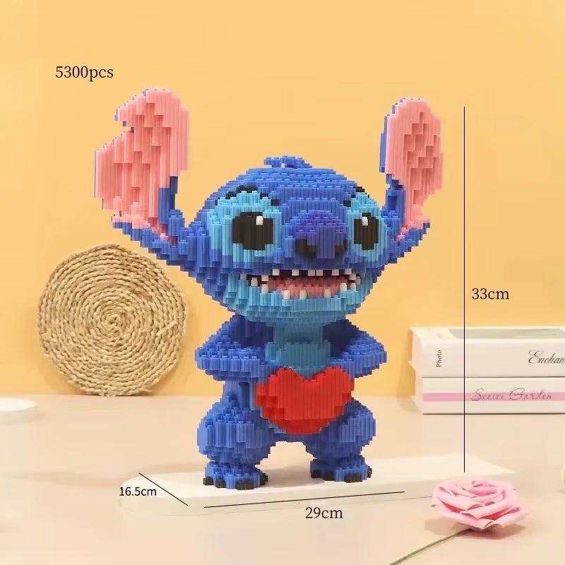 33CM Very Large Stitch Building Block DIY Children'S Building Block Toys Children and Adults Christmas Gift