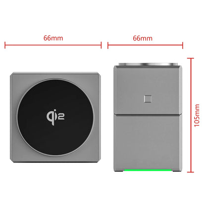 15W Qi2 3 in 1 Magsafe Magnetic Autorotation Quick Wireless Charger for Android Iphone Iwatch Airpods Fast Charging Dock Station